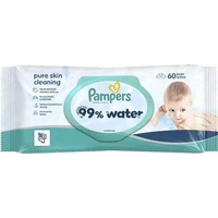 Product Pampers 99% Water Baby Wipes 60 pcs base image