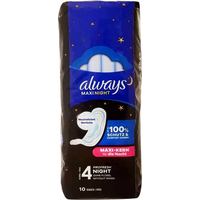 Product Always Maxi Profresh Night Σερβιέτες Size 3 10τεμ base image