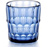 Product Guzzini Vanity Acrylic Water Glass 8.5x8.5x9.2cm 360ml Blue base image