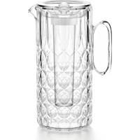 Product Guzzini Jug with Cooling Element Acrylic Vanity 28.8x16.9x11.3cm 1750ml Transparent base image