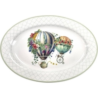 Product Brandani Porcelain Serving Plate Wonderland 35x24cm 0lt Multicolor base image