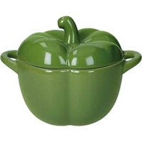 Product Brandani Fireproof Miniature Stoneware Peperone 15.5x11x11cm 350ml Multicolor base image