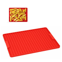Product Silikomart Επιφάνεια Ψησίματος Σιλικόνης Crispy 29x22cm Crispy Κόκκινη base image