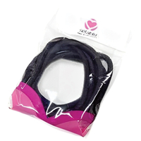 Product Setablu Λαστιχάκια Μαλλιών Μαύρα Λεπτά 6τμχ base image