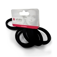Product Setablu Λαστιχάκια Μαλλιών Μαύρα 16τμχ base image