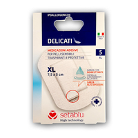 Product Setablu Αυτοκόλλητοι Επίδεσμοι Για Ευαίσθητο Δέρμα 7,5x5cm XL 5τμχ base image