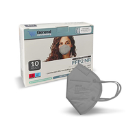 Product Setablu FFP2 Μάσκες Προστασίας Γκρι 10 Τεμάχια base image