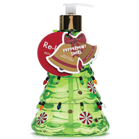 Product Simple Pleasures Υγρό Σαπούνι Χεριών με Άρωμα Pepermint Swirl και Dispenser Χριστουγεννιάτικο Δέντρο 500ml base image