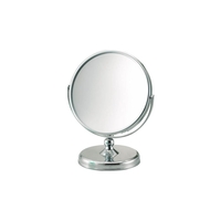 Product Pollie Καθρεφτης Διπλής Όψης Στρογγυλος 15cm Χρωμιωμένος 7x base image