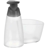 Product Tescoma Δοχείο Κρεμοσάπουνου και Θθήκη Σφουγγαριού Συνθετικό Cleankit 900614 18 x 7 x 15 cm 350ml Clear-Smoke base image
