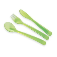 Product Tescoma Μαχαιροπίρουνα Παιδικά Bambini Σετ 3τμχ 17cm Πράσινα base image