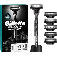 Product Gillette Mach3 Razor & Replacement Blades (6-pack) base image