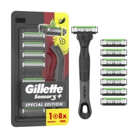 Product Gillette Ανδρική Ξυριστική Μηχανή με Εργονομική Λαβή & 8 Ανταλλακτικές Κεφαλές Sensor 3+ Special Edition base image