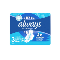 Product Always Ultra Day Super Extra Σερβιέτες 7τμχ base image