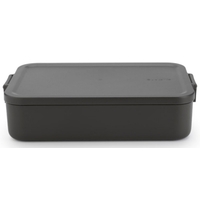 Product Brabantia Κουτί τροφίμων Make & Take 2L Στεγανό Κλείσιμο Χωρίς BPA Σκούρο Γκρι 25,5x16,7cm base image