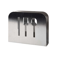 Product Brabantia Θήκη για Χαρτοπετσέτες Με Σχέδιο Μαχαιροπίρουνα 12.5x15εκ - Ασημί base image