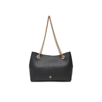 Product Calvin Klein Γυναικεία Τσάντα Minimal Monogram Shoulder Bag Wide Μαύρη base image