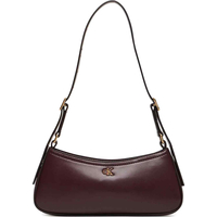Product Calvin Klein Women's CK Small Shoulder Bag, Burgundy base image