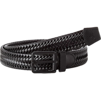 Product Calvin Klein Ανδρική Μεσαίου Φάρδους Δερμάτινη Ζώνη Πλεκτή Braided Fixed Leather Belt Μαύρη 110cm base image