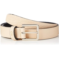 Product Calvin Klein Γυναικεία Λεπτή Δερμάτινη Ζώνη CK Essential Belt 2.5cm Μπεζ 80cm base image