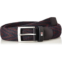 Product Tommy Hilfiger Ανδρική Μεσαίου Φάρδους Υφασμάτινη Ζώνη Πλεκτή Adan Stripe 3.5cm Πολύχρωμη 105cm base image