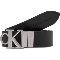 Product Calvin Klein Jeans Γυναικεία Μεσαία Ζώνη Round Mono Reversible από Απομίμηση Δέρματος Μαύρη 100cm base image
