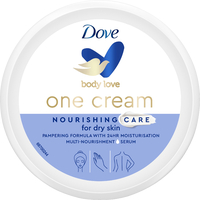 Product Dove Nourishing Body Care Rich Nourishment Cream Ενυδατική Κρέμα Σώματος για Ξηρό Δέρμα 250ml base image