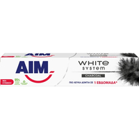 Product AIM Οδοντόκρεμα White System Charcoal 75ml base image