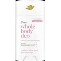 Product Dove Whole Body Deo Women’s Deodorant Stick Raspberry & Rose 75ml base image