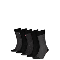 Product Tommy Hilfiger Ανδρικές Κάλτσες TH Σετ 5τμχ σε Κουτί Δώρου - Μαύρες base image