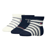 Product Tommy Hilfiger Βρεφικές Κάλτσες TH Σετ 3τμχ - Μπλε/Άσπρο base image
