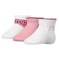 Product Tommy Hilfiger Βρεφικές Κάλτσες TH Σετ 3τμχ - Άσπρο/Ροζ base image