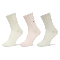 Product Tommy Hilfiger Γυναικείες Κάλτσες TH Σετ 3τμχ σε Κουτί Δώρου - Άσπρο/Ροζ base image