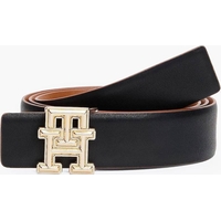 Product Tommy Hilfiger Γυναικεία Μικρή Δερμάτινη Ζώνη Διπλής Όψεως TH Rev Monogram 3.0 Ταμπά/Μαύρη 85cm base image