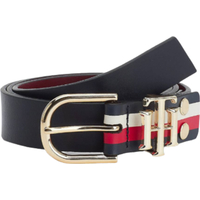 Product Tommy Hilfiger Γυναικεία Μικρή Δερμάτινη Ζώνη Διπλής Όψεως Layton Travel Rev 3.5 Μαύρη 95cm base image