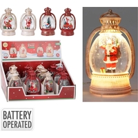 Product Marva LED Φαναράκι Χιονόμπαλα 4 Σχέδια 7.8x13cm Γυάλινο/Πολυεστερικό base image