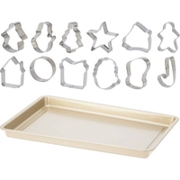 Product Marva Χριστουγεννιάτικο Σετ Ψησίματος Ταψί με 12 Κουπ Πατ base image