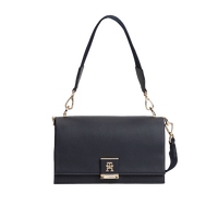 Product Tommy Hilfiger Γυναικεία Μικρή Τσάντα Ώμου με Χρυσό Κούμπωμα Μπλε base image