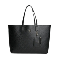 Product Tommy Hilfiger Γυναικεία Μεγάλη Τσάντα Tote TH Icon Tote Mono Μαύρη base image