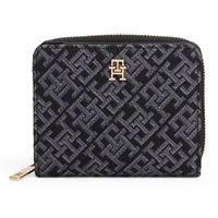 Product Tommy Hilfiger Γυναικείο Μεσαίο Πορτοφόλι Icon Flap Ziparound Μαύρο base image