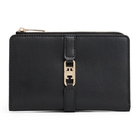 Product Tommy Hilfiger Γυναικείο Μεσαίο Πορτοφόλι Icon Bifold TH Monogram Μαύρο base image