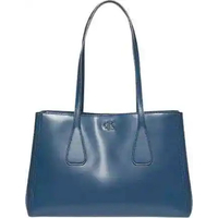 Product Calvin Klein Women's Medium Tote Bag Monogram Work Black/Antique Light Gold base image