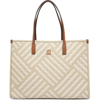 Product Tommy Hilfiger Γυναικεία Μεγάλη Τσάντα Tote ΤΗ City Μπεζ base image