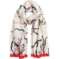 Product Tommy Hilfiger Γυναικείο Μεγάλο Φουλάρι Multi Floral Monogram Πολύχρωμο base image