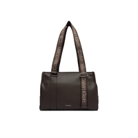 Product Calvin Klein Γυναικεία Μεγάλη Τσάντα Tote Webbing Adj Strap Καφέ base image