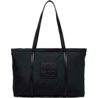 Product Calvin Klein Women's Medium Nylon Tote, Black base image