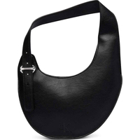 Product Calvin Klein Women's Medium Asym Buckle Shoulder Bag, Black base image