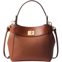 Product Calvin Klein Γυναικείο Μικρό Τσάντα Logo Turn Lock Crossbody Bag Καφέ base image