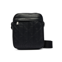 Product Calvin Klein Ανδρικό Μικρό Τσαντάκι Χιαστί Emblem Aop Deboss Reporter Μαύρο base image