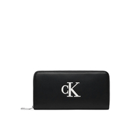 Product Calvin Klein Women's Large Wallet, Bold CK Long Zip-Around, Black base image